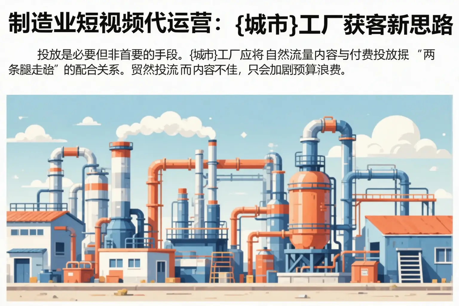 制造业短视频代运营：甘南工厂获客新思路