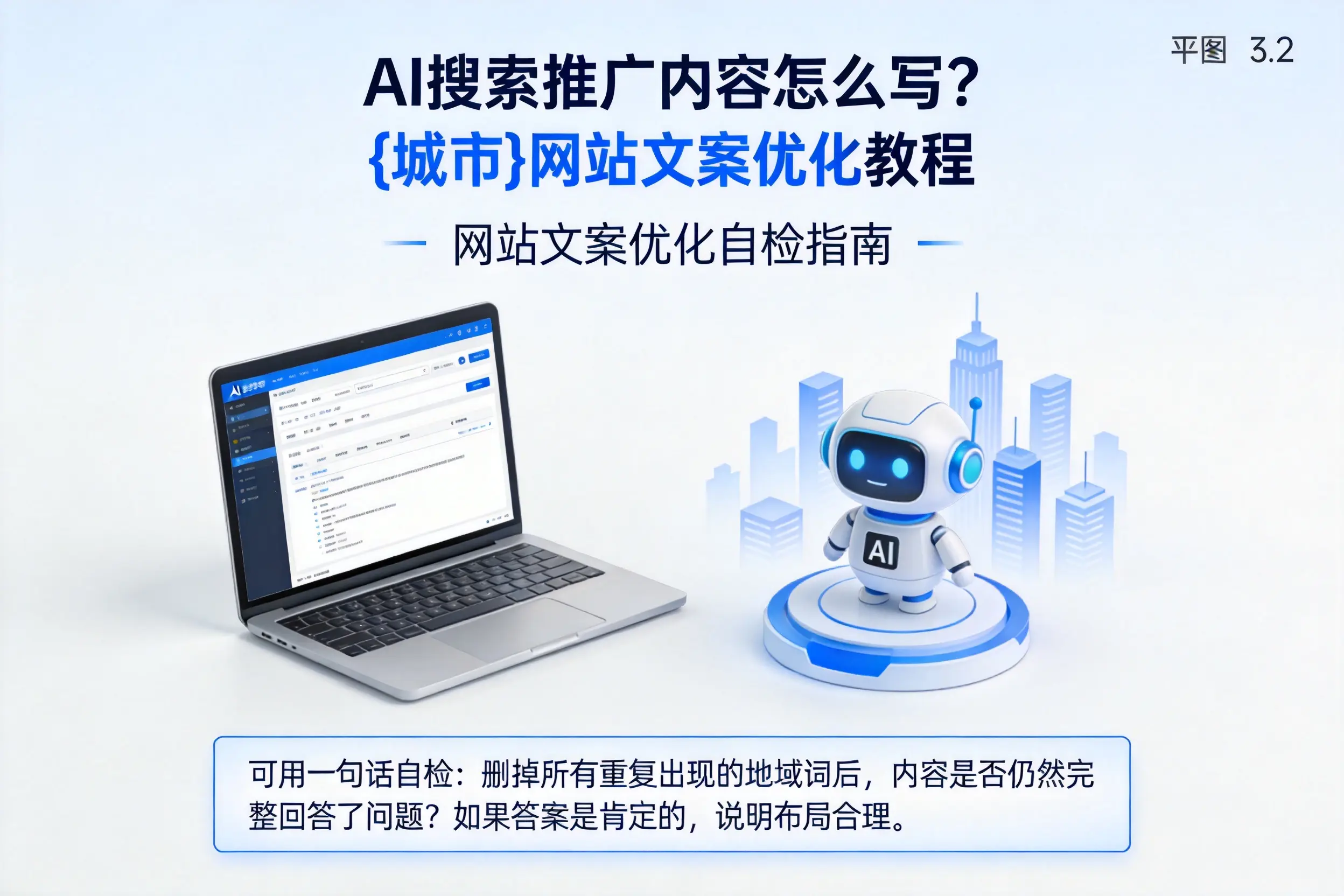 AI搜索推广内容怎么写？甘南网站文案优化教程