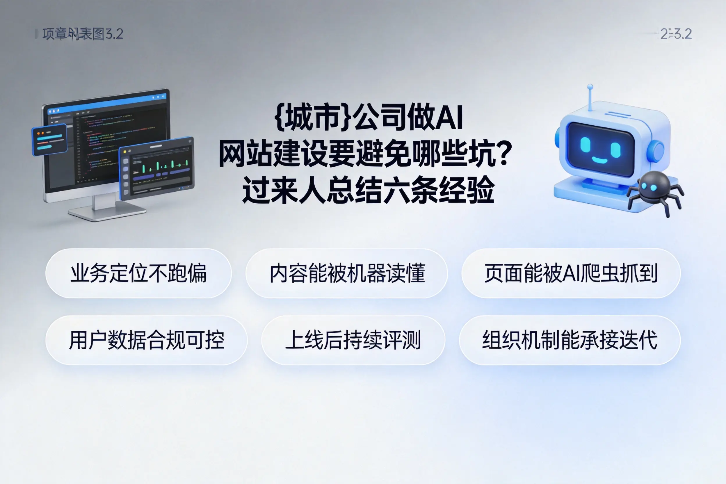 甘南公司做AI网站建设要避免哪些坑？过来人总结六条经验
