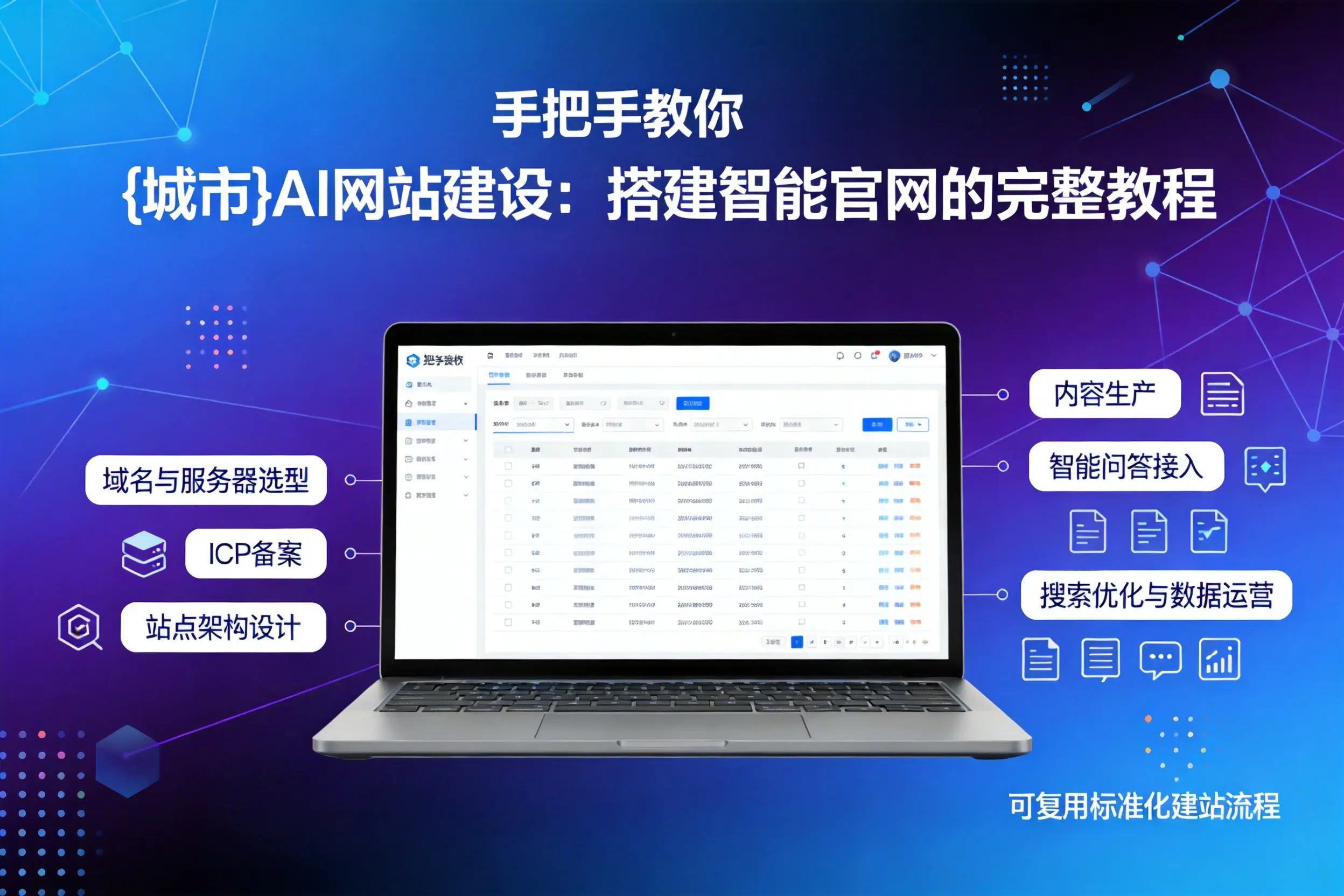 手把手教你甘南AI网站建设：搭建智能官网的完整教程