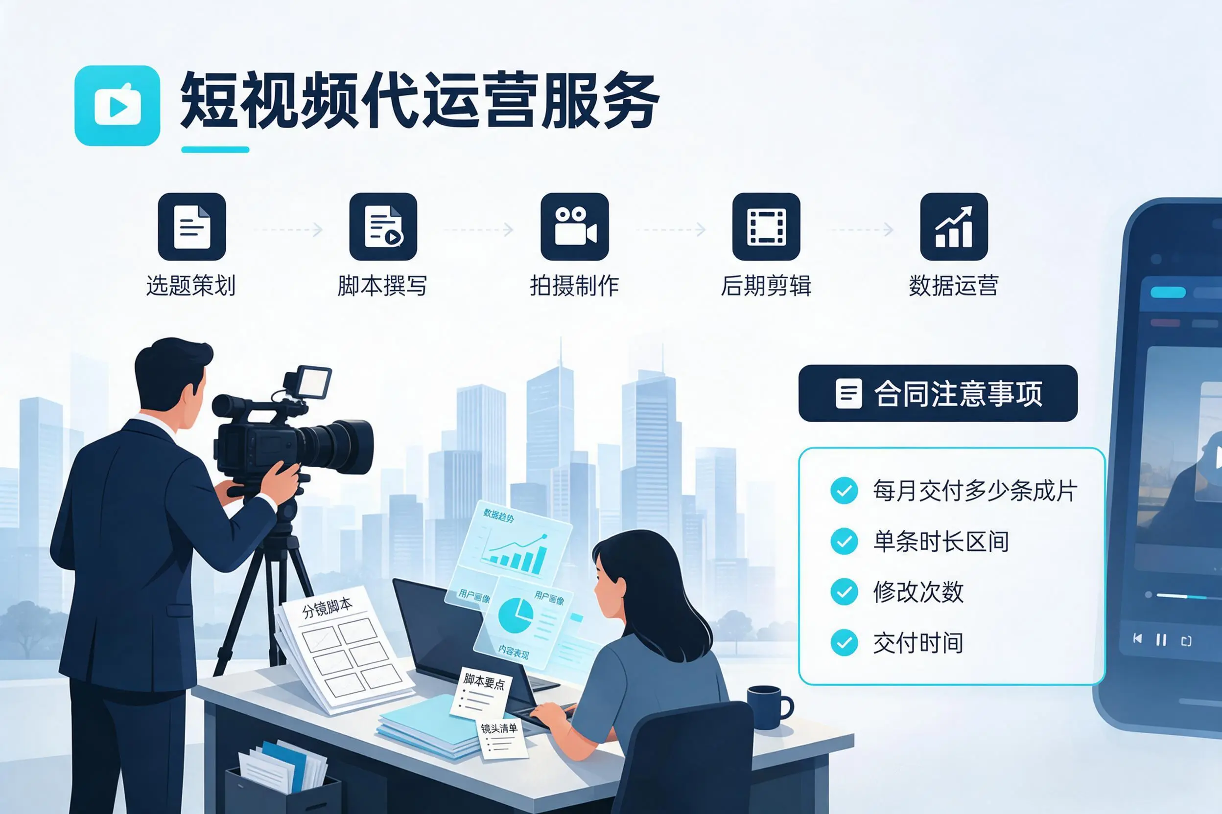 短视频代运营包含哪些服务?甘南企业常见问题科普
