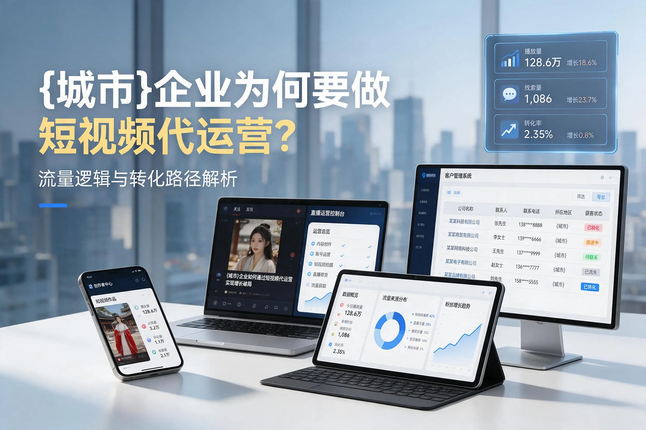 甘南企业为何要做短视频代运营？流量逻辑与转化路径解析