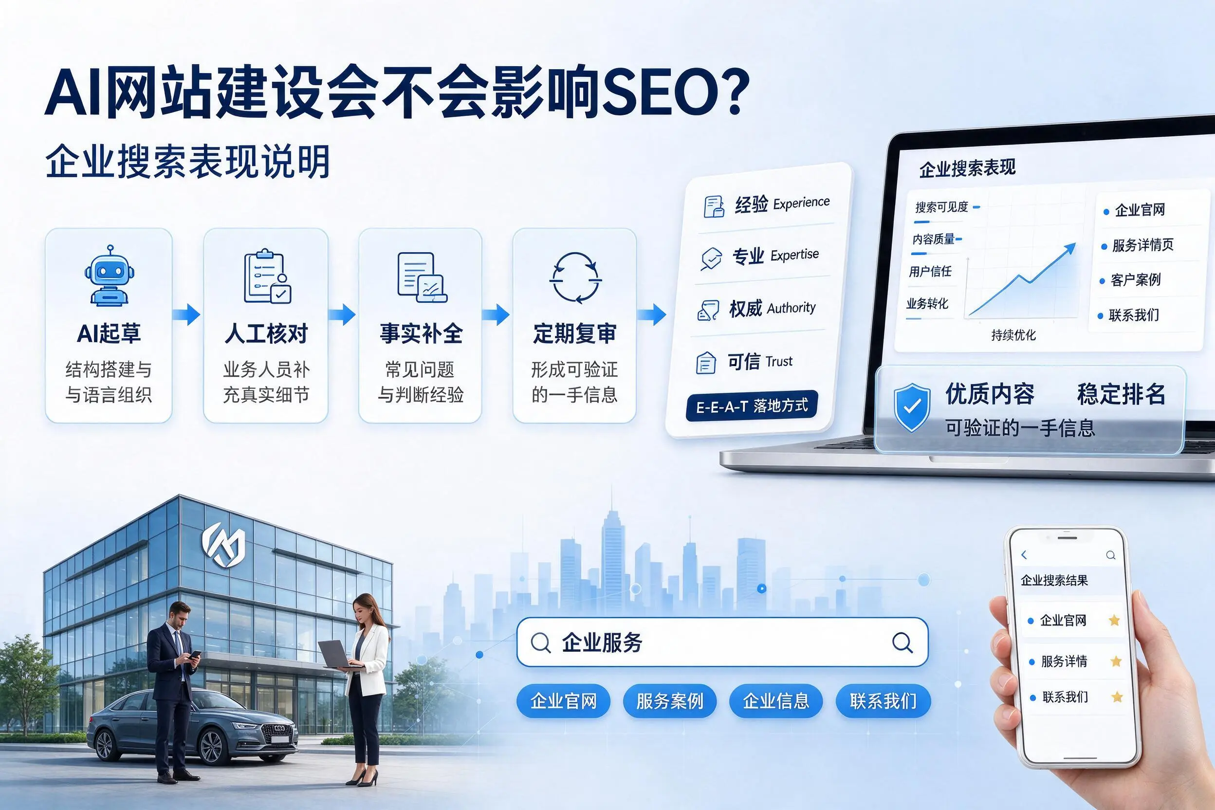 AI网站建设会不会影响SEO?甘南企业搜索表现说明