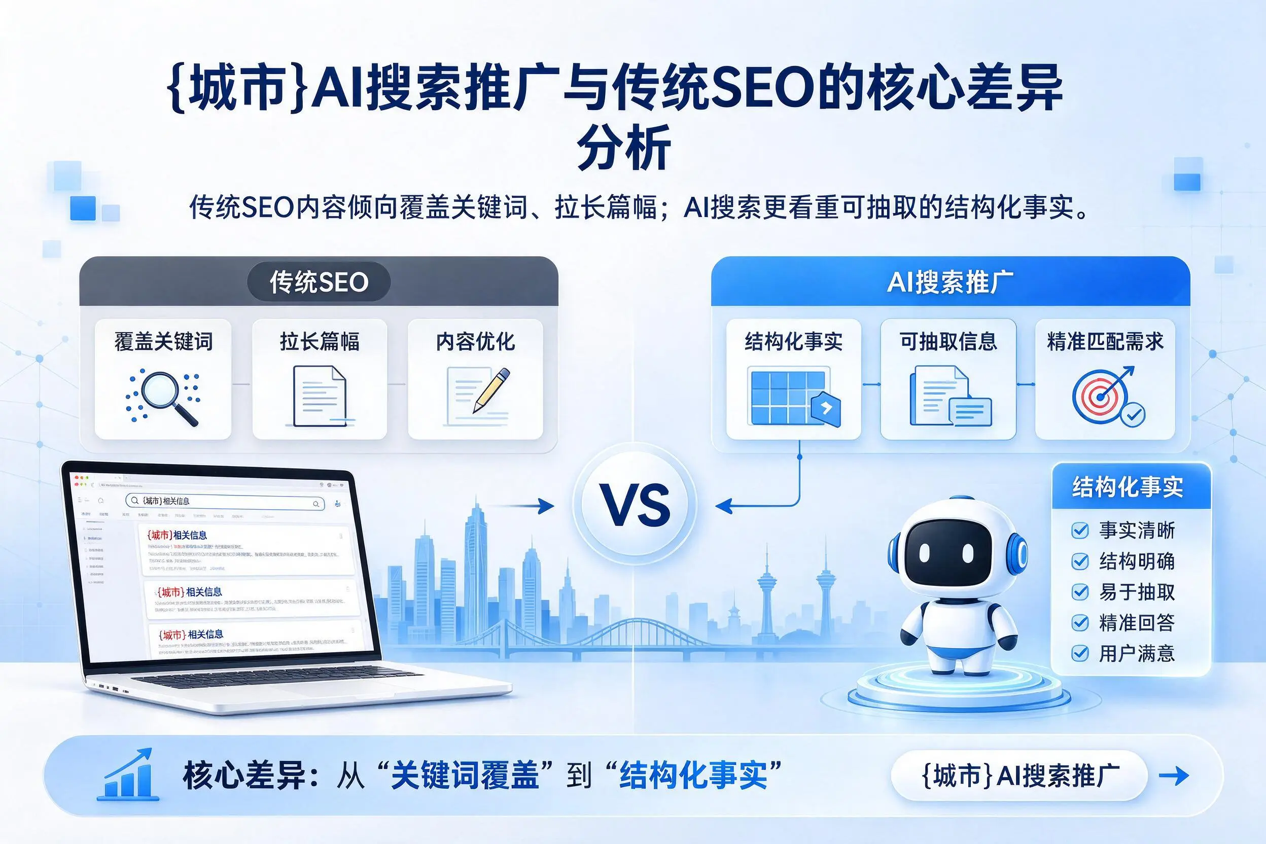 甘南AI搜索推广与传统SEO的核心差异分析